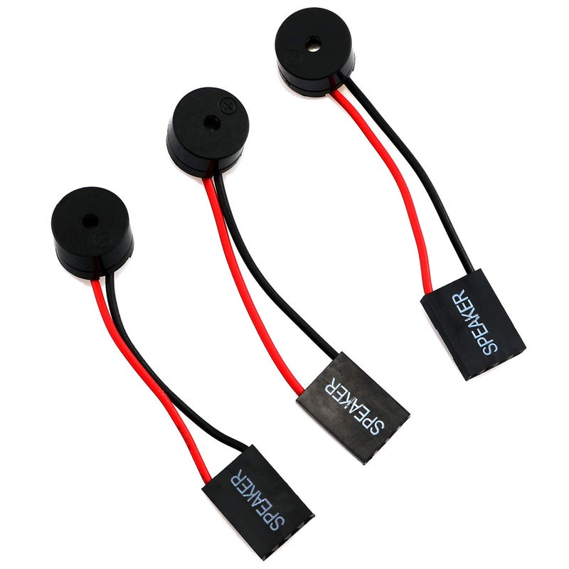 RuiLing 3-Pack Computer Motherboard Alarm Buzzer BIOS Beep Internal PC Speaker 60mm - Image 1